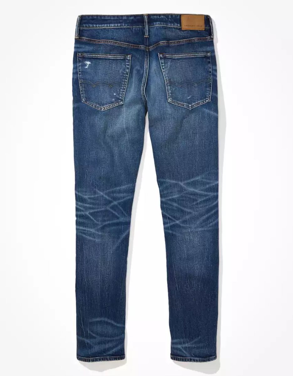 Jean American Eagle AE AirFlexPatched Athlétiques Fit Multicolore Homme | IBQ-04499079